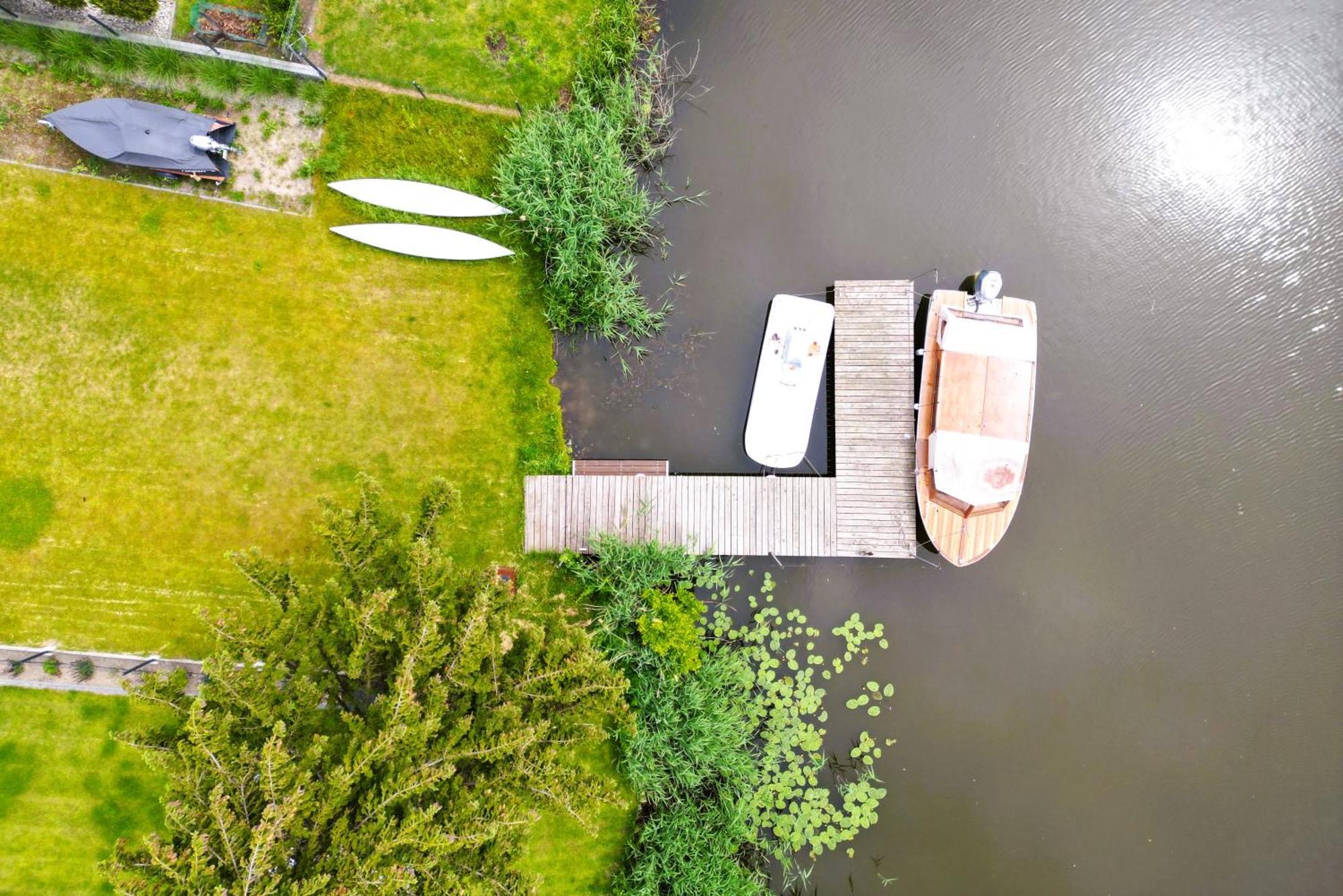 4Jeziora - Prywatny Dostep Do Rzeki, Pomost, Ogrodem, Wiata Grillowa, Rowerek Wodny, Kajaki I Sup W Cenie, Parking, Psiaki Dozwolone Илава Экстерьер фото